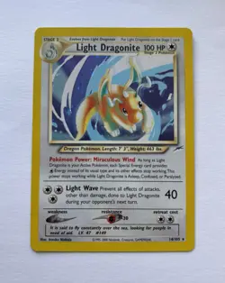Pokemon TCG Light Dragonite - Neo Destiny 14/105 Holo Unlimited - Holo Rare - Image 2