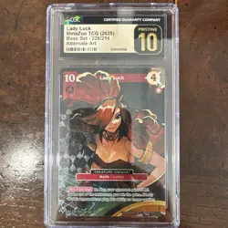 CGC 10 PRISTINE Lady Luck 228/214 ALTERNATE ART MZ1 Metazoo 2025 Card 109 - Image 1