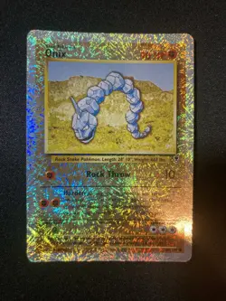 Pokemon Legendary Collection Onix 84/110 Reverse Holo Card - Image 1
