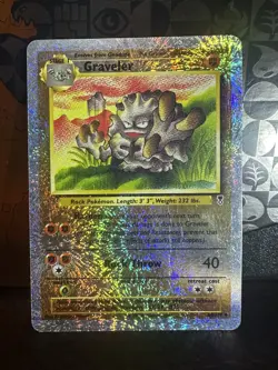 Graveler 44/110 Legendary Collection 2002 Reverse Holo WOTC Pokemon Card TCG - Image 1
