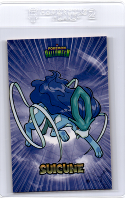 Suicune Pokemon Halloween Database pokemon card - Image 1