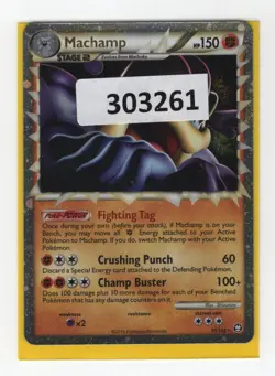 (303261) MACHAMP PRIME 95/102 Ultra Rare Holo HGSS Triumphant Pokemon Card - NEW - Image 1