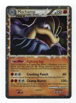 (303261) MACHAMP PRIME 95/102 Ultra Rare Holo HGSS Triumphant Pokemon Card - NEW - Image 2