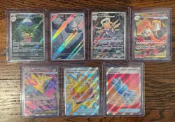 Pokemon TCG - Mega Evolution LOT Of 7 Cards IRs + Full Arts - NM - Image 1