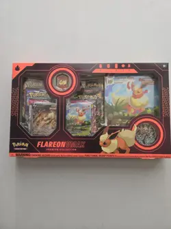 Pokemon TCG Flareon Vmax Premium Collection Box Sealed Evolving Skies - Image 1