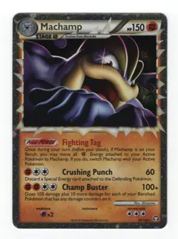 (303259) MACHAMP PRIME 95/102 Ultra Rare Holo HGSS Triumphant Pokemon Card - NEW - Image 2