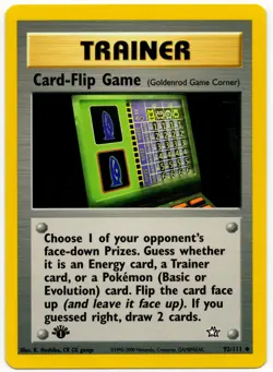 Pokemon - 1st Edition Neo Genesis Card Flip Game 92/111 LP - Image 1