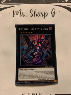 ARC REBELLION XYZ DRAGON - 1st EDITION MP21-EN191 ENGLISH Yu Gi Oh! CARD ULTRA R - Image 2