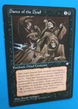 Magic the Gathering MTG Ice Age DANCE OF THE DEAD LP/EX U 1995 Nice! - Image 2