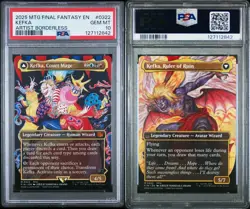 PSA 10 MTG FINAL FANTASY REG #0322 KEFKA, COURT MAGE/KEFKA, RULER OF RUIN 2025 - Image 1