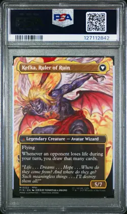 PSA 10 MTG FINAL FANTASY REG #0322 KEFKA, COURT MAGE/KEFKA, RULER OF RUIN 2025 - Image 3