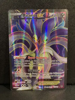 2014 Pokemon Malamar EX 115/119 Phantom Forces Full Art Holo - Image 1