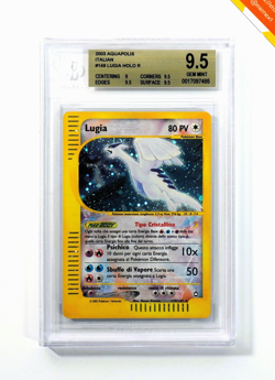 Pokemon BGS 9.5 Lugia Crystal #149 Holo Aquapolis 2003 Italiano - Image 1