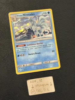 Pokemon Burning Shadows - Alolan Ninetales - 28/147 - Cracked Ice Holo - MP/HP - Image 3