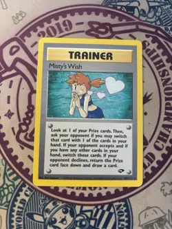 Misty's Wish 108/132 Gym Challenge Rare Pokemon - Image 3