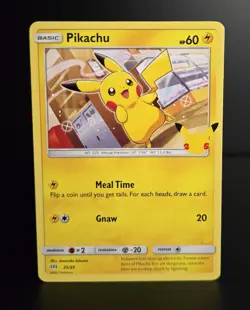Pokemon TCG - PIKACHU #25 - PROMO - MCDONALD'S COLLECTION (2021) - LP - Image 1