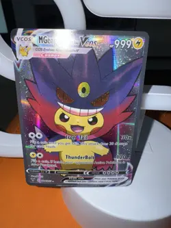 M Gengar Pikachu VCOS 026/055 - Pokemon TCG Fan Art Cosplay - Near Mint - Image 1