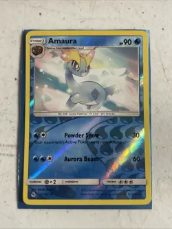 Moderately Played Amaura - 27/131 - Uncommon - Reverse Holo Pokemon Forbidden Li - Image 1