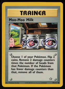 Moo-Moo Milk 101/111 Neo Genesis Pokemon TCG LP - NM - Image 1