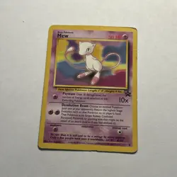 2000 Pokemon Black Star Promo Mew 8 Wotc Promo Regular - Image 1