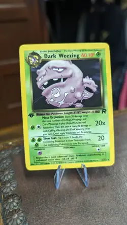 Dark Weezing 31/82 - 1st First Edition - Non Holo Rare - Pokemon Team Rocket - Image 1