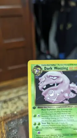 Dark Weezing 31/82 - 1st First Edition - Non Holo Rare - Pokemon Team Rocket - Image 3