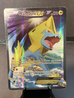 Pokemon TCG Manectric EX Full Art 113/119 XY Phantom Forces Ultra Rare Holo - Image 1
