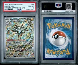 2024 Pokemon Surging Sparks PC ETB MAGNETON #159 BSP HOLO RARE TCG GRADED PSA 10 - Image 3
