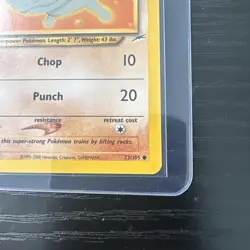 Machop 1st Edition Neo Destiny 73/105 WOTC Vintage Pokemon - Image 5