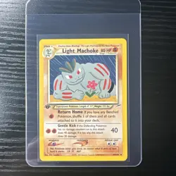 Light Machoke 1st Edition Neo Destiny Uncommon 49/105 WOTC Vintage Pokemon - Image 1