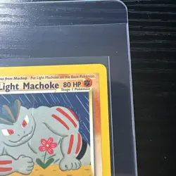 Light Machoke 1st Edition Neo Destiny Uncommon 49/105 WOTC Vintage Pokemon - Image 4