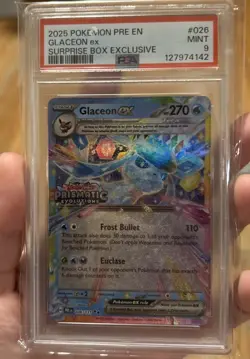 Pokemon TCG 2025 Prismatic Evolutions Eeveelution Stamped Promo Set PSA 9 - Image 5
