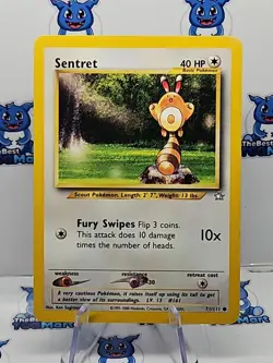 Sentret 71/111 Neo Genesis Pokemon LP - Image 1