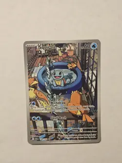 Pokemon Squirtle, Bulbasaur, Charmander Sv07 Stellar Crown Illustration Set NM - Image 2