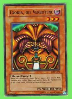 Yu-Gi-Oh! Exodia the Forbidden One - German - Moderately Played - Image 2