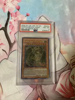 2006 Yugioh Hamon Lord of Striking Thunder SOI-EN002 Ultimate 1st Ed PSA 8 NM - Image 1
