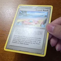 Crystal Beach 75/100 - EX Crystal Guardians Uncommon 2006 - Pokemon TCG Card LP - Image 3