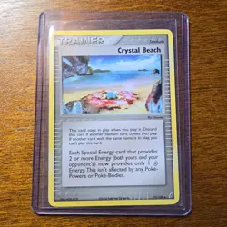 Crystal Beach 75/100 - EX Crystal Guardians Uncommon 2006 - Pokemon TCG Card LP - Image 5