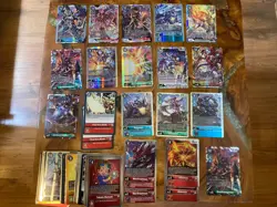 Digimon Across Time Foil Cards Reflective Lot Of 63 Fresh From Pack - QUICKSHIP - Image 1