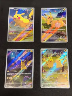 2025 Pokemon Card TCG Simplified Chinese Pikachu 170-173/151 151C Set of 4 NM - Image 1