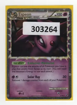 (303264) ESPEON PRIME 81/90 Ultra Rare Holo HGSS Undaunted Pokemon Card - NEW - Image 1