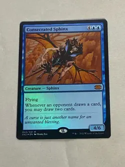 MTG FOIL Consecrated Sphinx Double Masters 2022 Magic the Gathering - Image 1