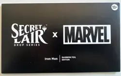 Sealed MTG Secret Lair x Marvel Iron Man Rainbow Foil Ed Magic the Gathering - Image 1