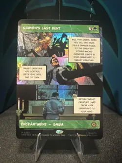 Magic: The Gathering Spider-Man Kraven's Last Hunt (Borderless) Foil - Image 1