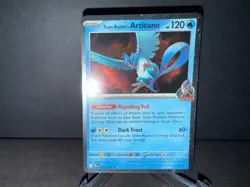 Team Rocket's Articuno 051 Pokemon Destined Rivals Cosmos Holo SWIRL Promo Card - Image 1