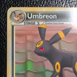 Pokemon Umbreon Non Holo Regular Rare HGSS Undaunted 10/90 LP - Image 3