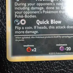 Pokemon Umbreon Non Holo Regular Rare HGSS Undaunted 10/90 LP - Image 5