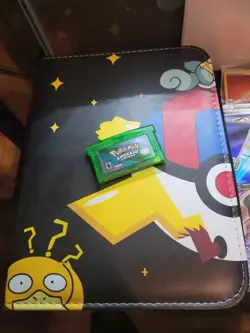 Pokemon Binder, Lot Of Cards, GBA Emerald (GBA), Stickers - Image 2
