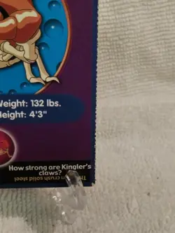 Kingler #99 Poke'Trivia Pokemon Card Mewtwo Strikes Back Movie LP - Image 2