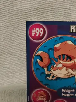 Kingler #99 Poke'Trivia Pokemon Card Mewtwo Strikes Back Movie LP - Image 4